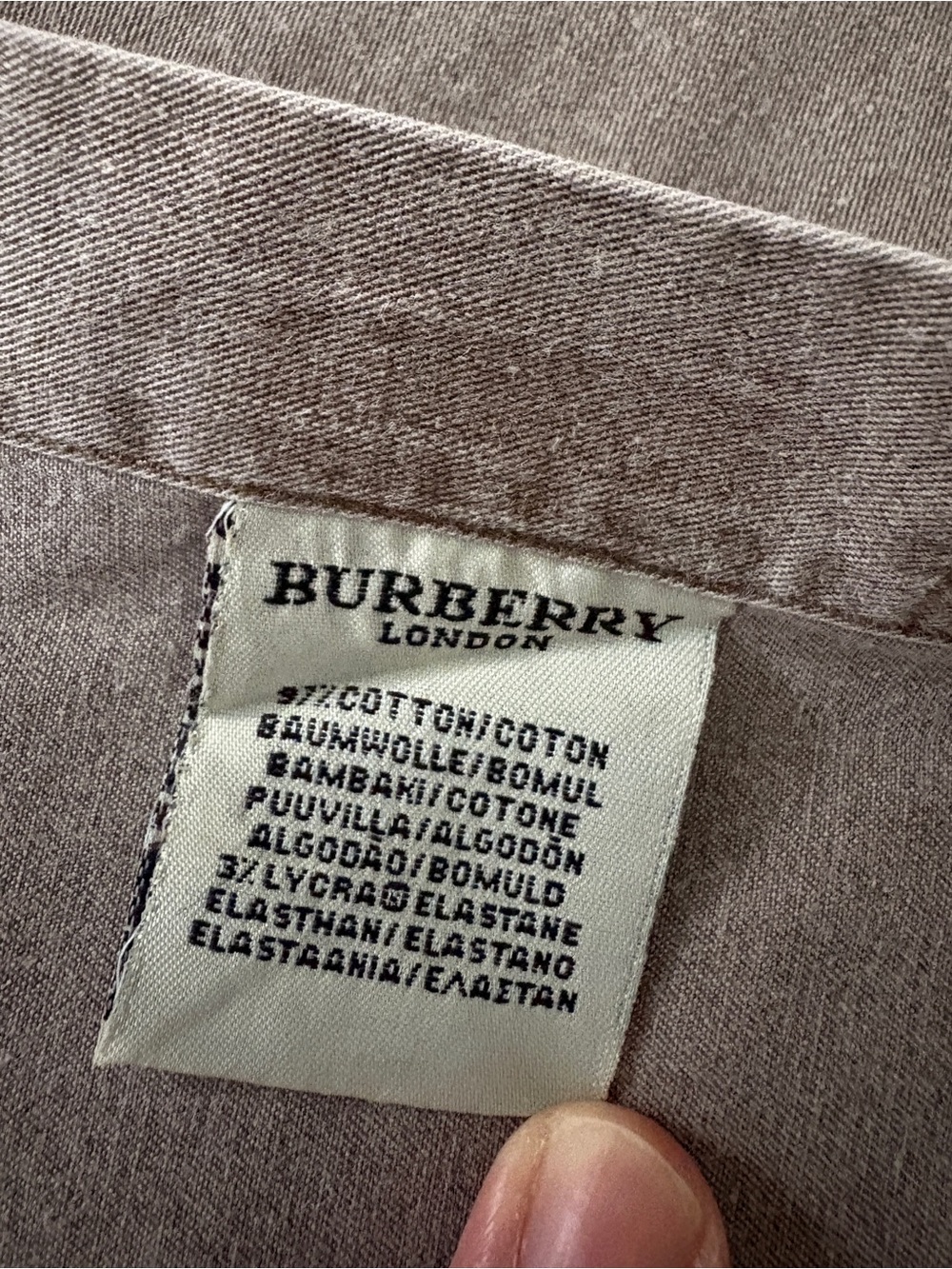 BURBERRY LONDON Made in UK Gray Cotton Stretch Nova Check Shirt Mens XXL - Picture 3 of 14